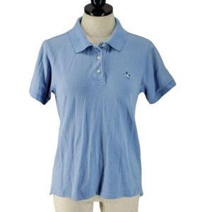 National Wildlife Powder Blue Polo‎ Shirt Size small